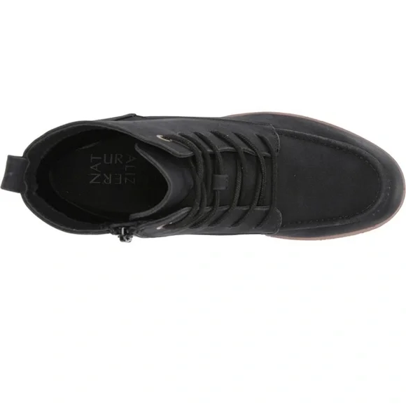 Like new Black zip up boots - Picture 3 of 5